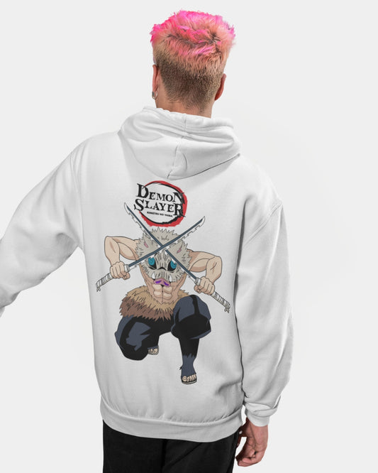 Buzo Oversize Hombre Demon Slayer Inosuke Hashibira