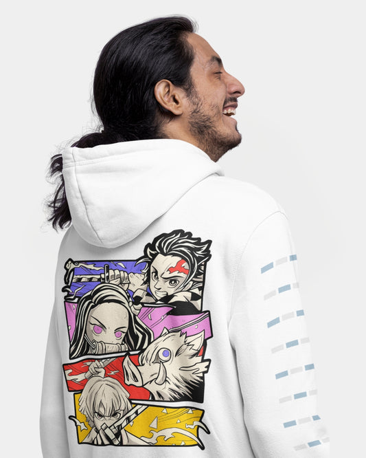 Buzo Oversize Hombre Demon Slayer Canva